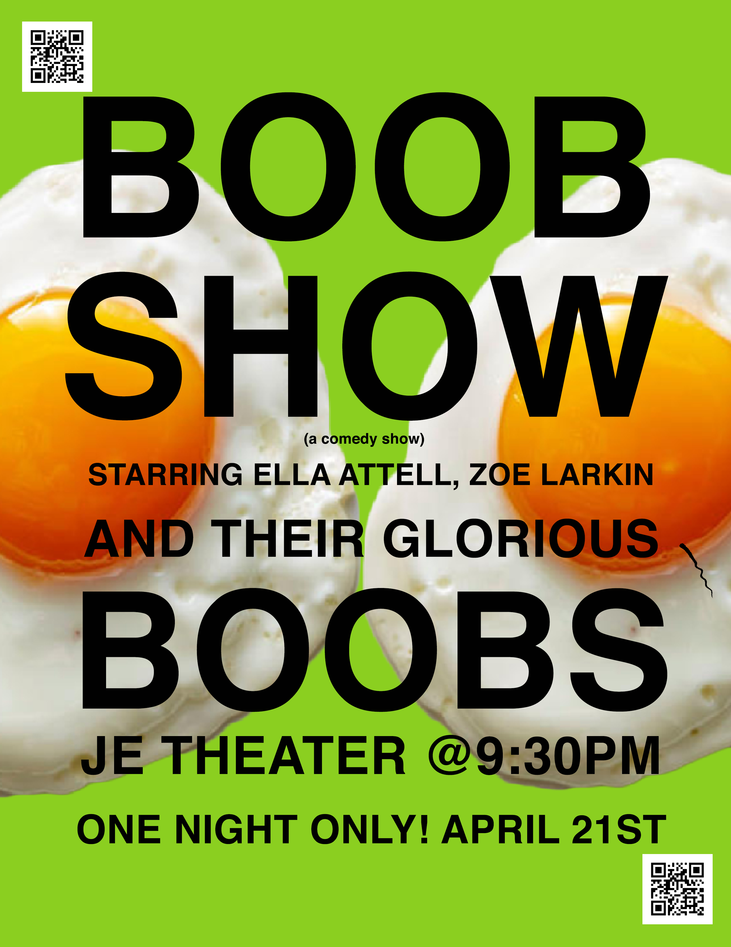 Boob Show  Yale College Arts