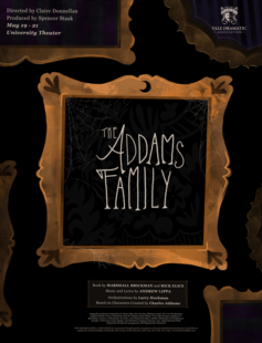 The Addams Family Commencement Musical Poster