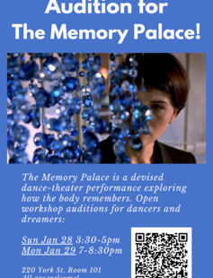 Audition for The Memory Palace!