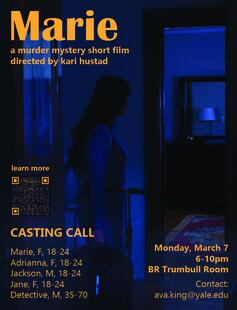 Marie Audition Poster