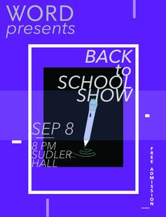 WORD Back to School Show!
