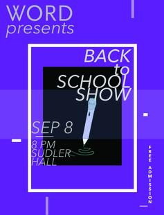 WORD Back to School Show!