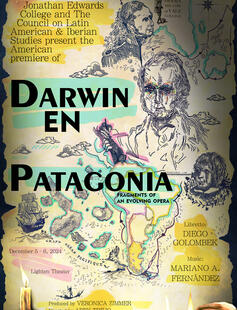 Darwin en Patagonia Poster