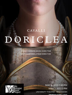 Poster for Doriclea production listing the date and times of the performances