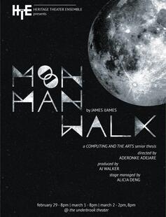 Moon Man Walk Poster