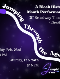 A Black History Month Performance. Off Broadway Theater 41 Broadway. Friday Feb. 23rd at 8 PM. Saturday Feb. 24th at 6 PM.