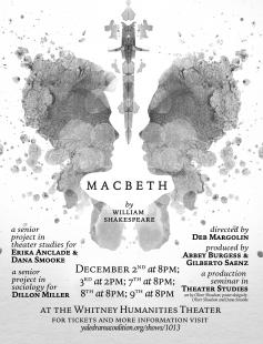 Poster of The company and the text: Macbeth