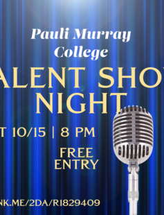 MYCC Talent Show poster