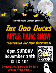 THE ODD DUCKS COMEDY AFTER DARK SHOW poster