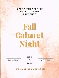 Fall Cabaret Night