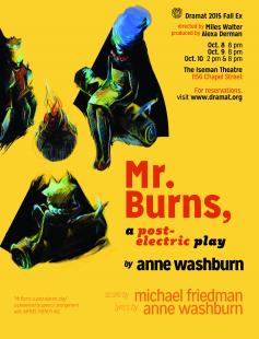 Poster of Mr. Burns, a post-electric play