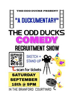 "A Duckumentary": The Odd Ducks Comedy Recruitment Show