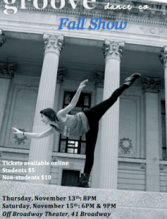 Poster of Groove Dance Company Fall 2014 Show